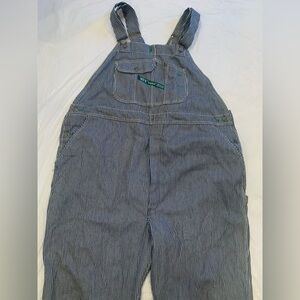 Key Imperial Hickory Striped Bib  Men’s Overalls W/ TAIL  52x30 See Comments